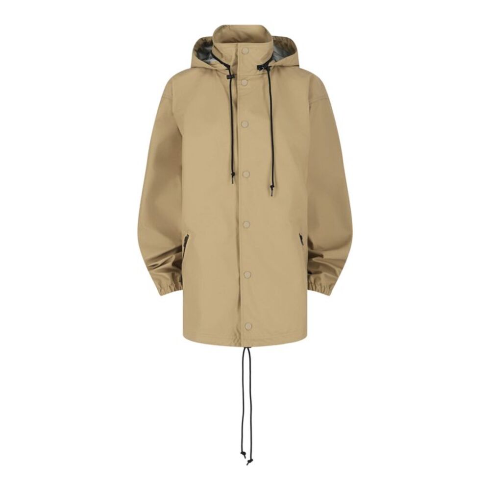 Balenciaga Logo Windbreaker Beige Womens
